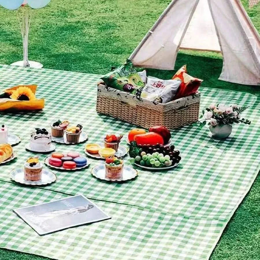Outdoor Picnic Blanket for Camping, Beach, and Travel Ground Cover