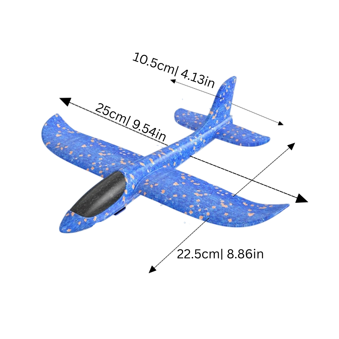 Outdoor Play Foam Airplane with Launching Device