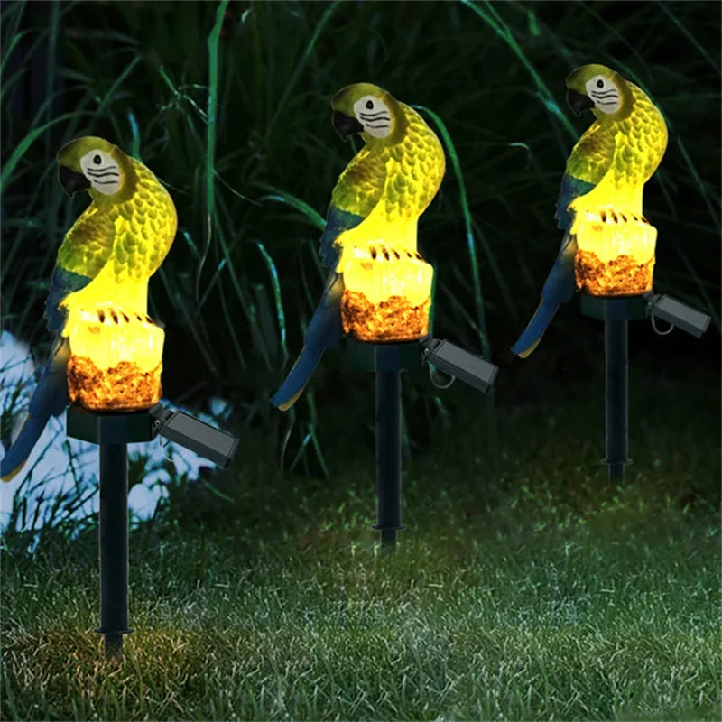 Weatherproof Solar Garden Statue with LED Illumination