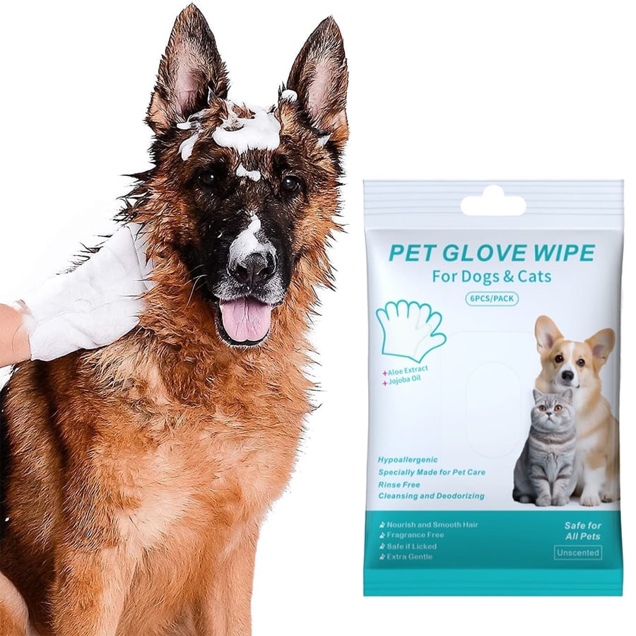 FreshPaws™ Rinse-Free Bath Mitts — Turn Messy Grooming Into Quick, Loving Care Your Pet Craves