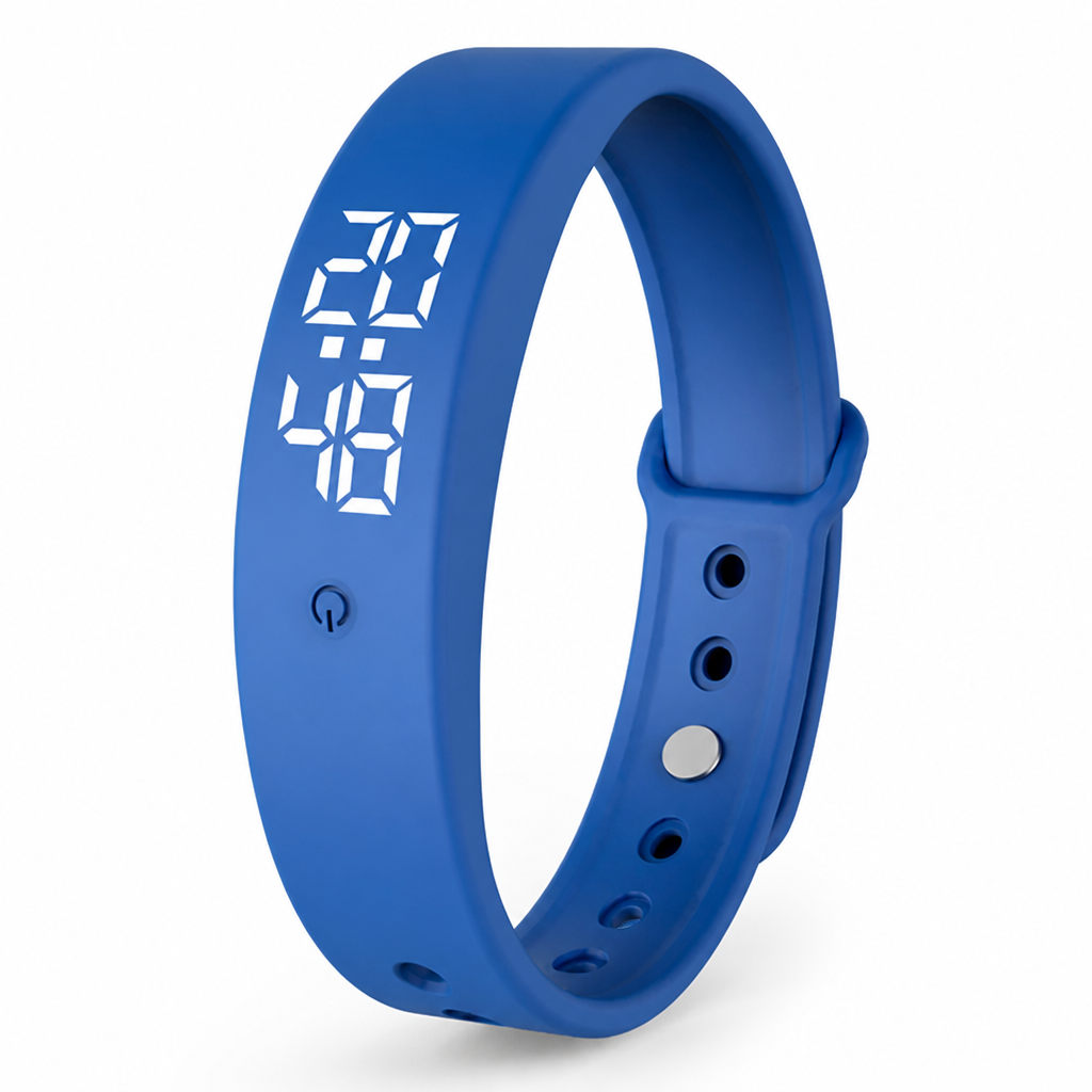 Waterproof Vibration & Temperature Tracking Smartwatch