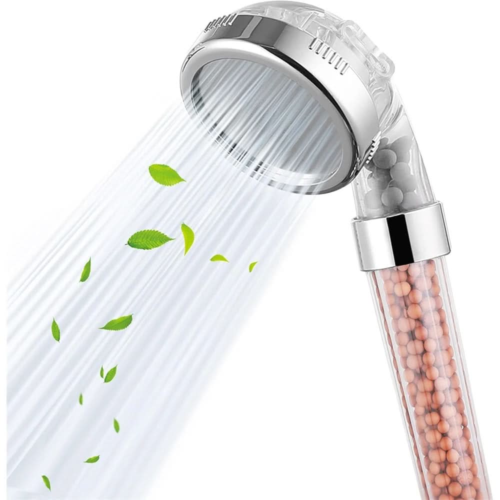 High-Pressure Shower Head with Filter Beads for Clean Water