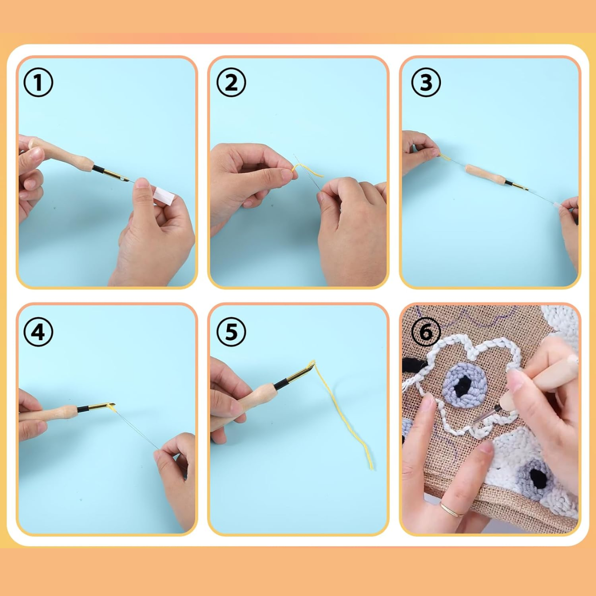 Ergonomic Handle Sewing Tools Kit