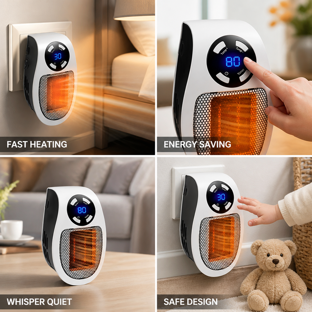 Smart Digital Quartz Portable Heater