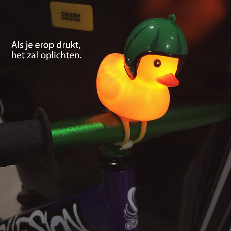 Bicycle Bell with LED Light and Horn - Duck Design