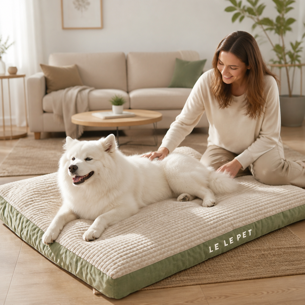 Orthopedic Anti-Slip Dog & Cat Bed (Removable Washable Cover)