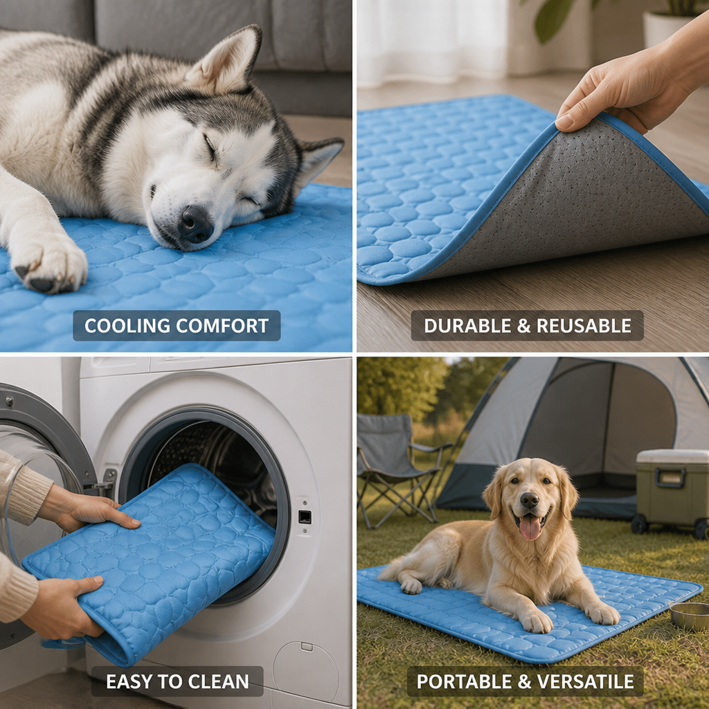 Durable Portable Cooling Pet Mat (Multiple Sizes)