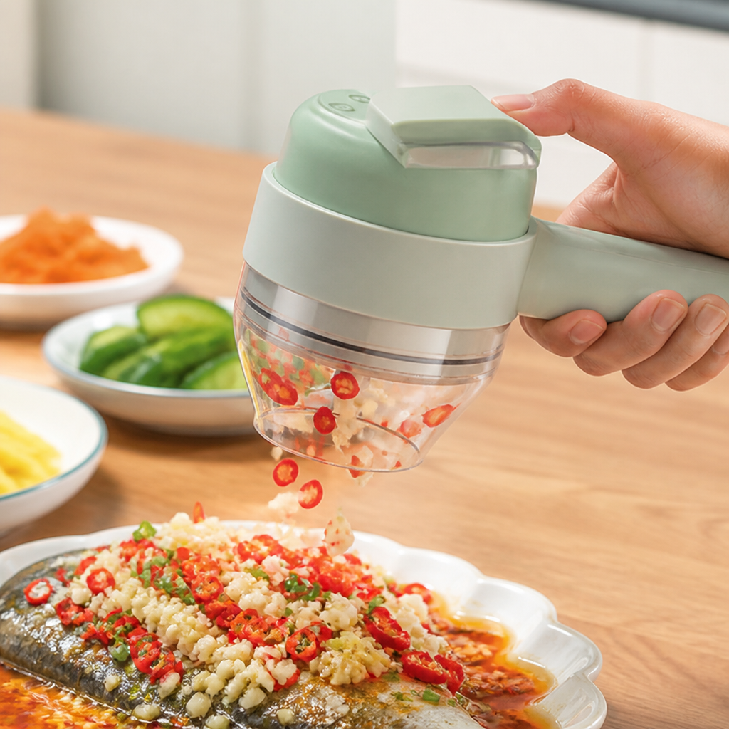 SliceStream™ — Cut Prep Time, Clear Counter Clutter, and Cook with Joy Every Day