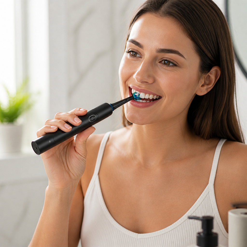 Rechargeable Dual-Mode IP67 Waterproof Electric Toothbrush (2-Min Timer)