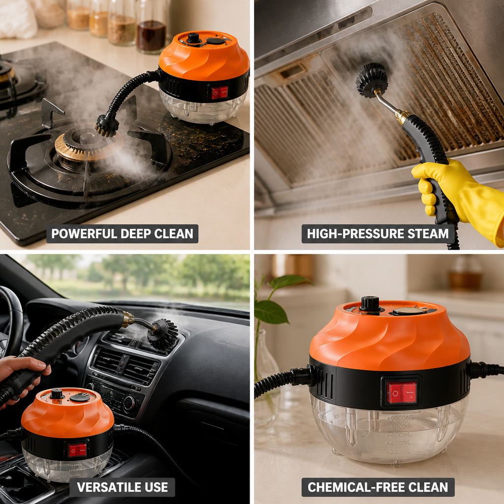 2800W High-Pressure Steam Cleaner