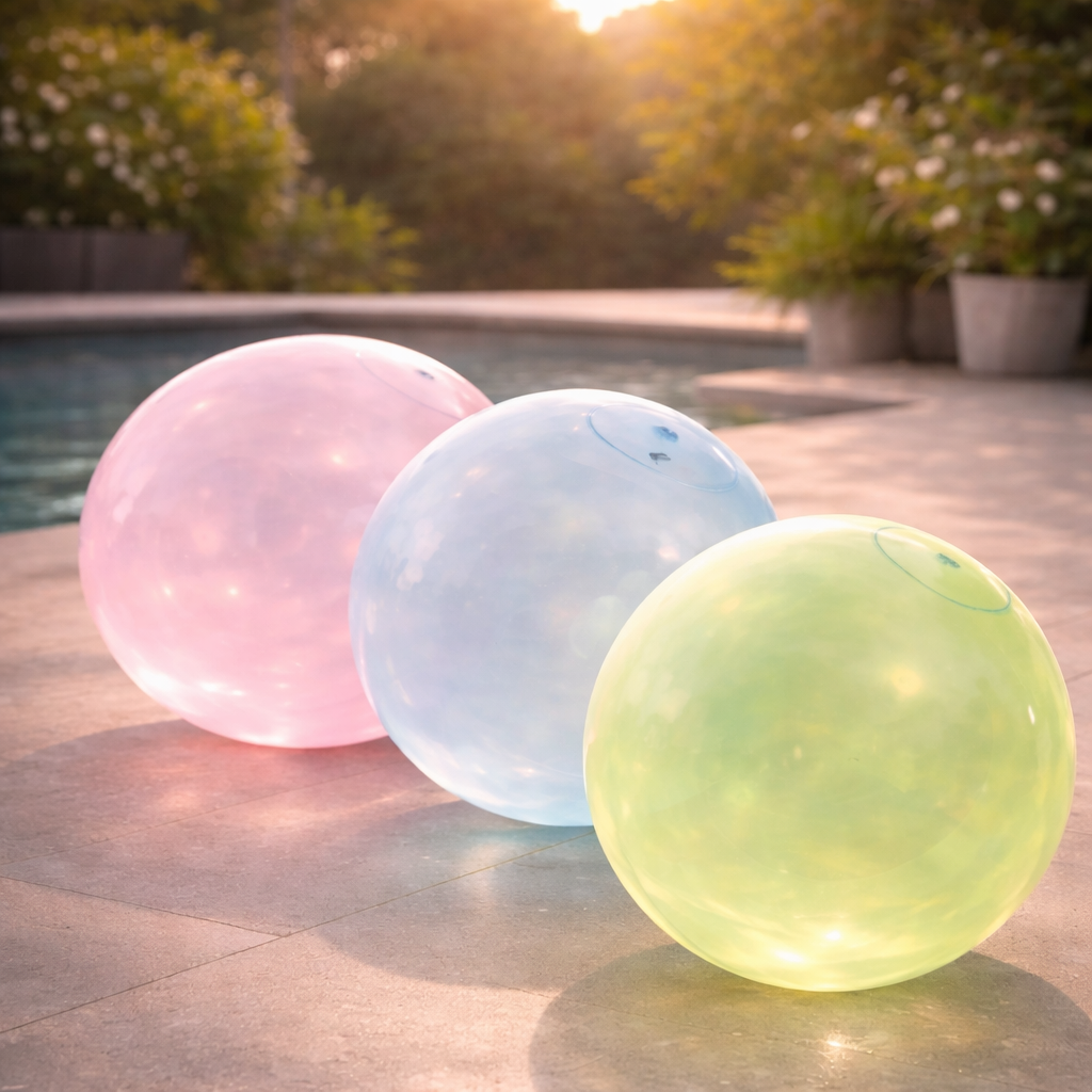 Gigantic Inflatable Play Ball | Vibrant Rubber Ball for Kids