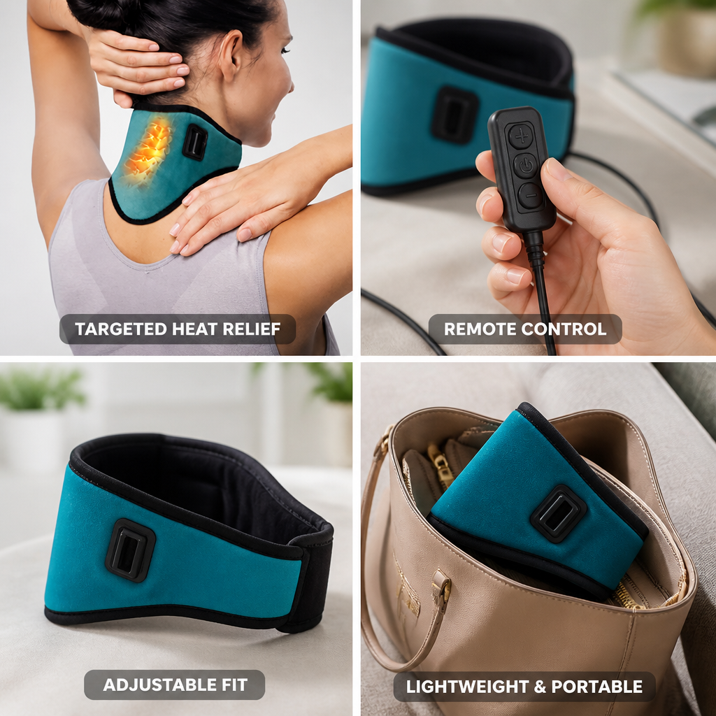 Adjustable Heat & Remote-Control Cervical Collar
