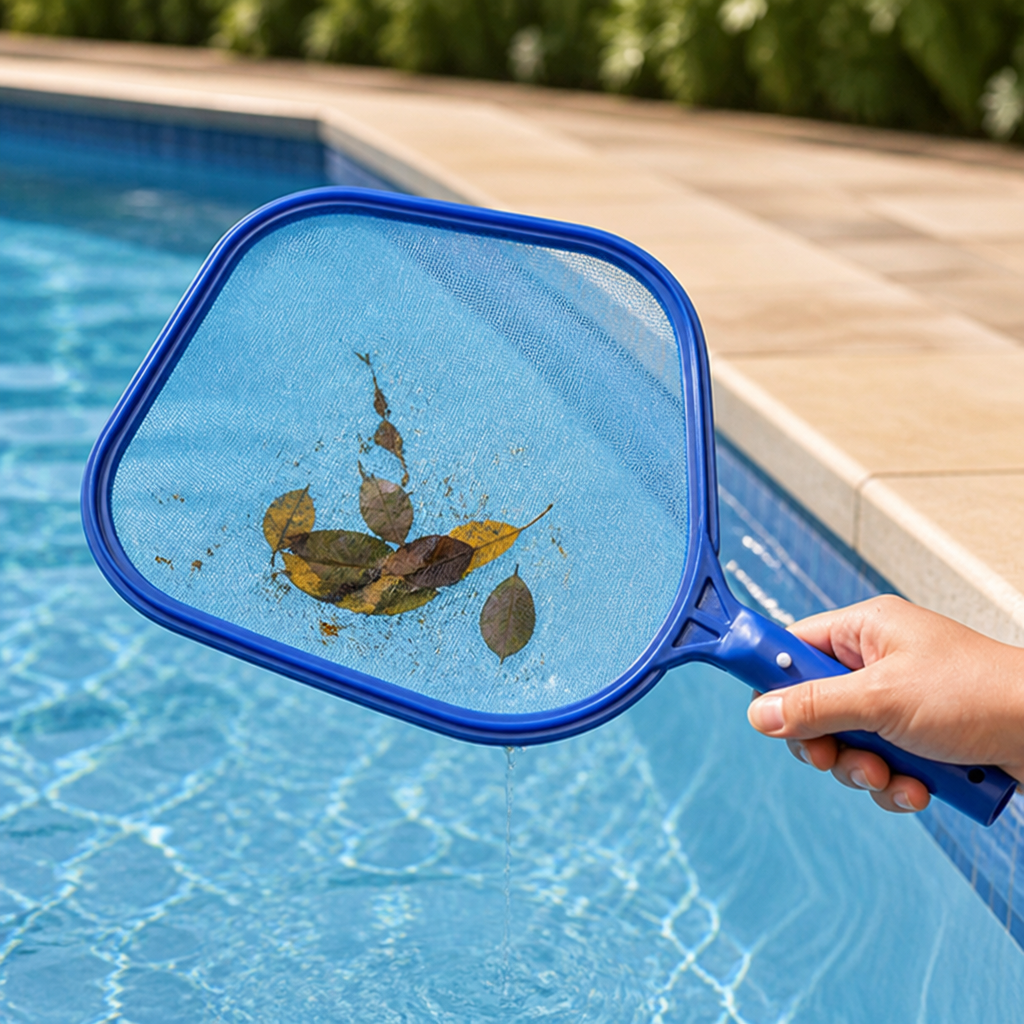 Fine Mesh & Scratch-Safe Pool Skimmer Net