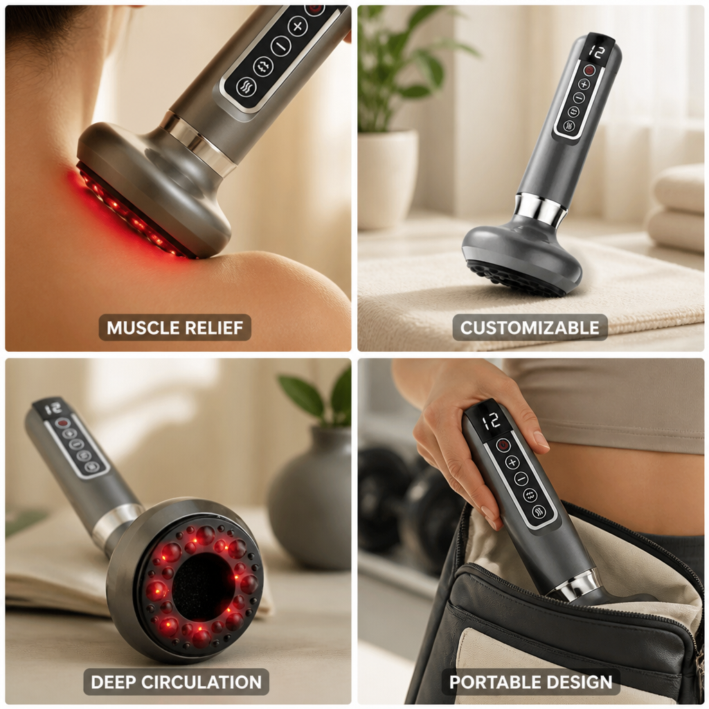 Handheld Suction & Infrared Anti-Cellulite Massager