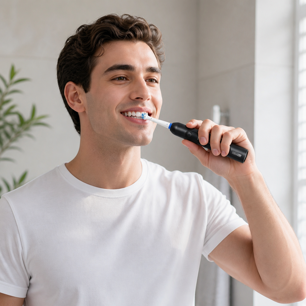 800mAh Type-C Rechargeable Electric Toothbrush (8 Brush Heads)