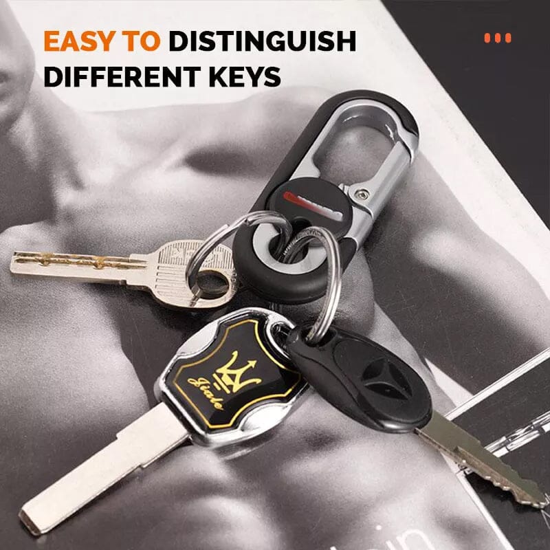 Zinc Alloy Carabiner Clip Car Keychain