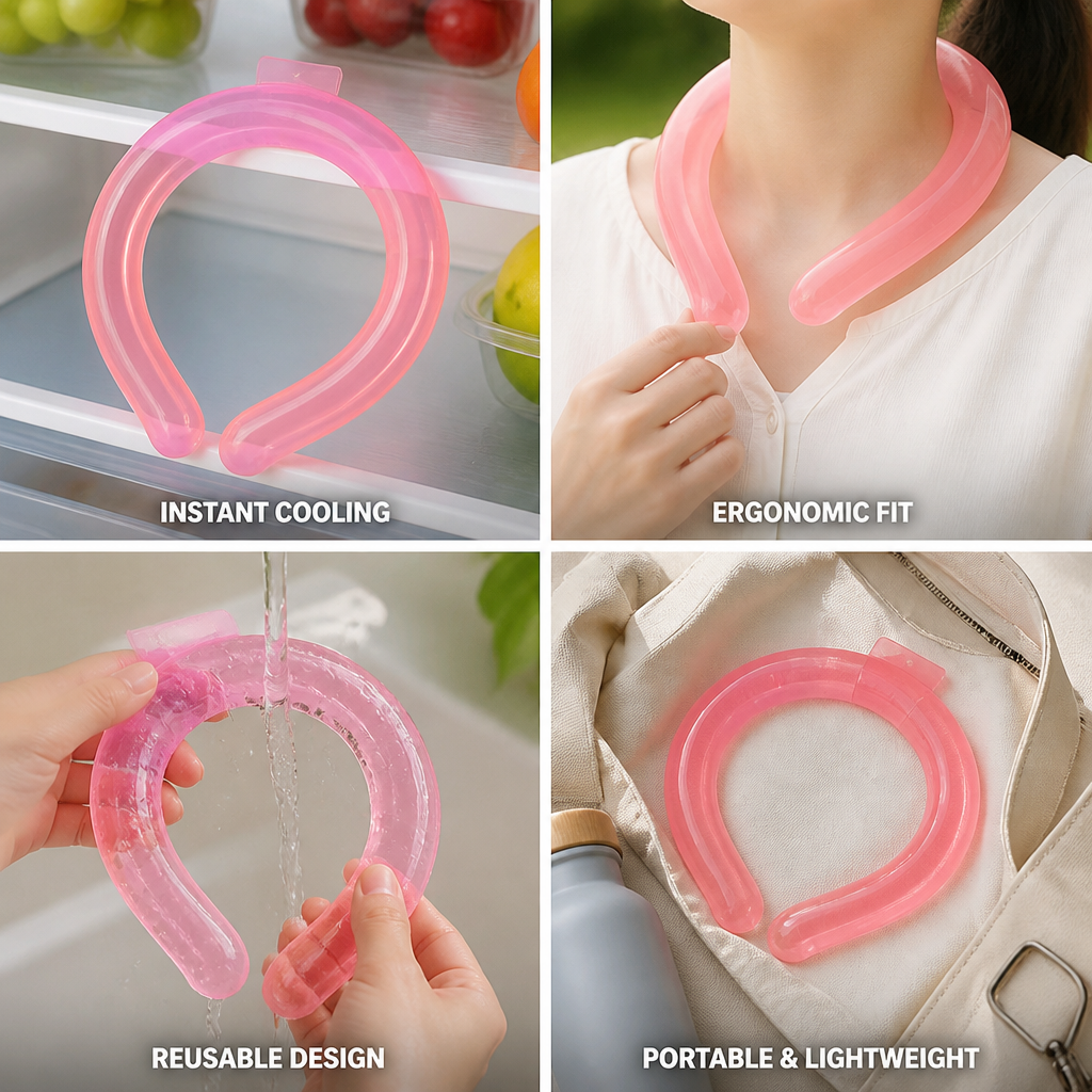Reusable Cooling Gel Neckband
