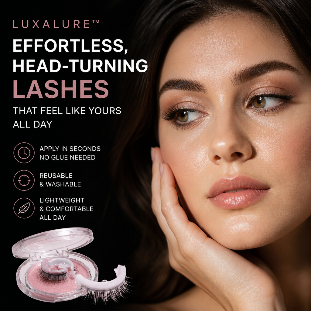 Luxalure™ — Effortless, Head-Turning Lashes That Feel Like Yours All Day