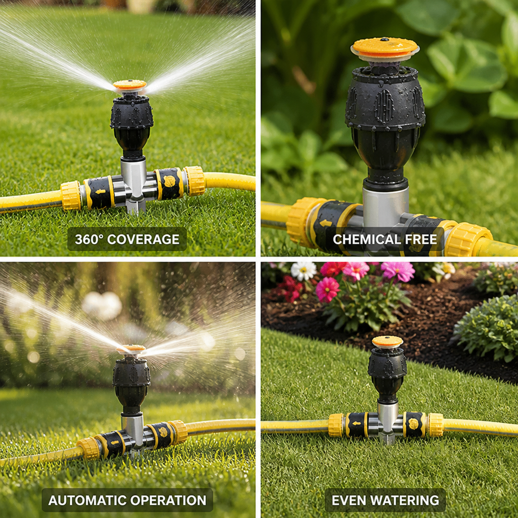 Automatic 360° Rotary Lawn Sprinkler