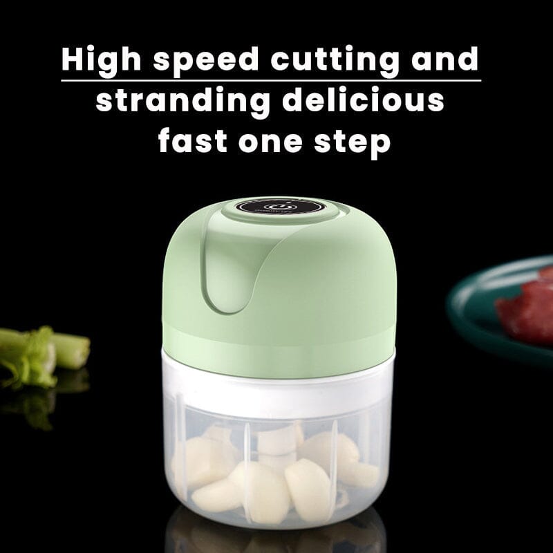 USB Rechargeable Garlic Chopper – Electric Food Processor