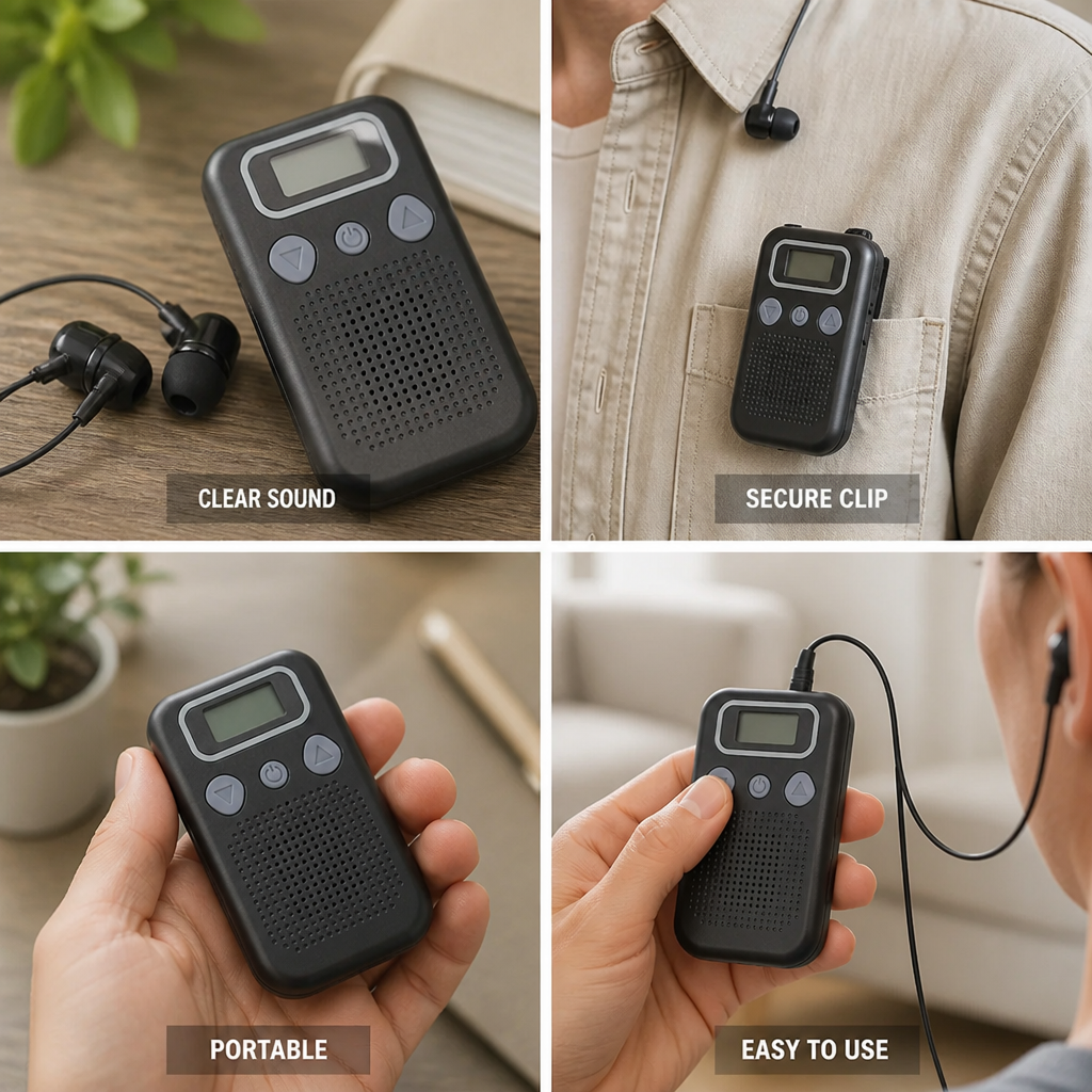 Noise-Canceling & Battery-Powered In-Ear Hearing Amplifier