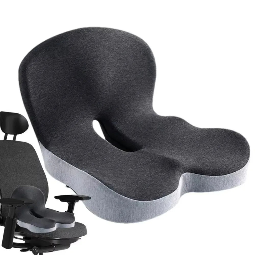 Office Chair Lumbar Support and Memory Foam Cushion for Ergonomic Comfort