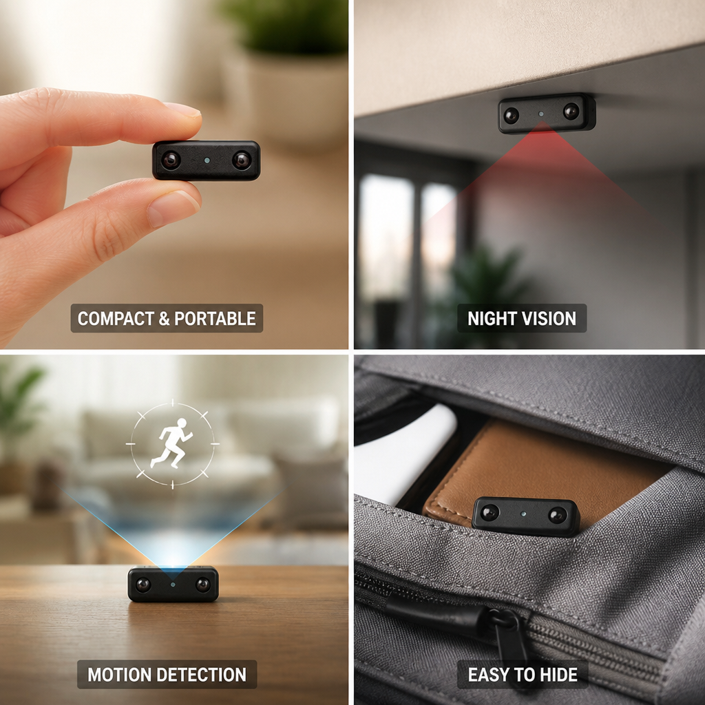 1080P HD Night Vision & Motion Detection Camera (Mini)