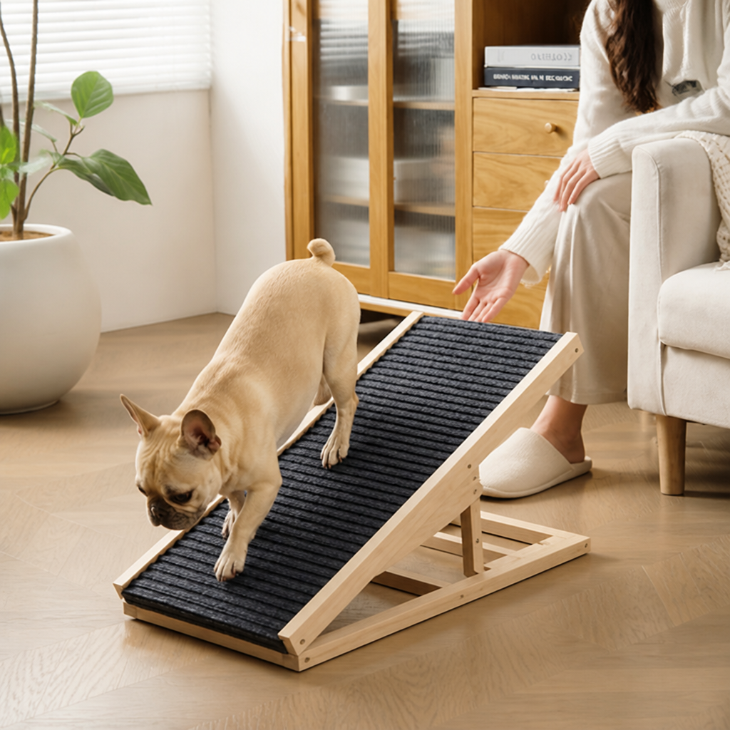 Foldable Height-Adjustable Non-Slip Pet Stairs