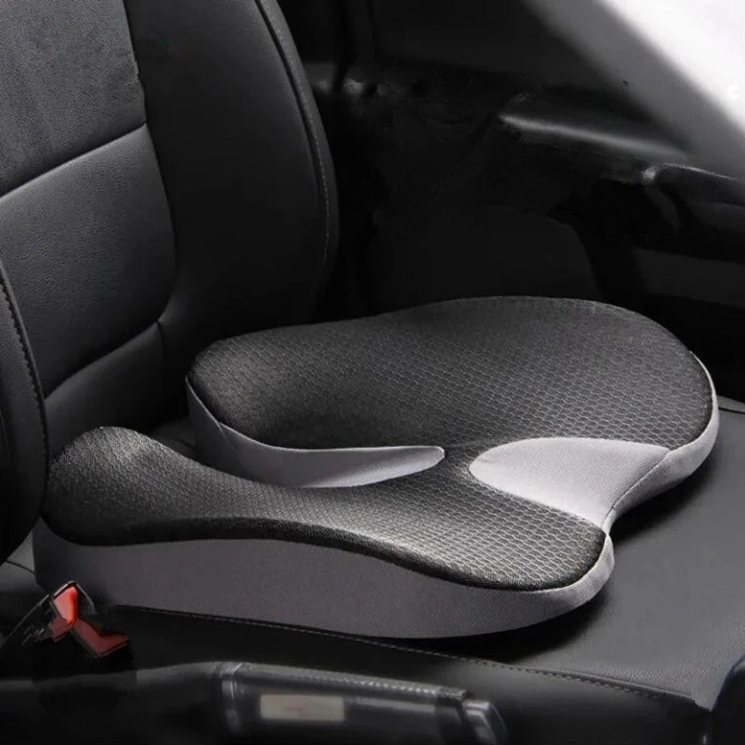 Non-Slip Seat Cushion for Car – Ergonomic Pad for Sciatica Relief