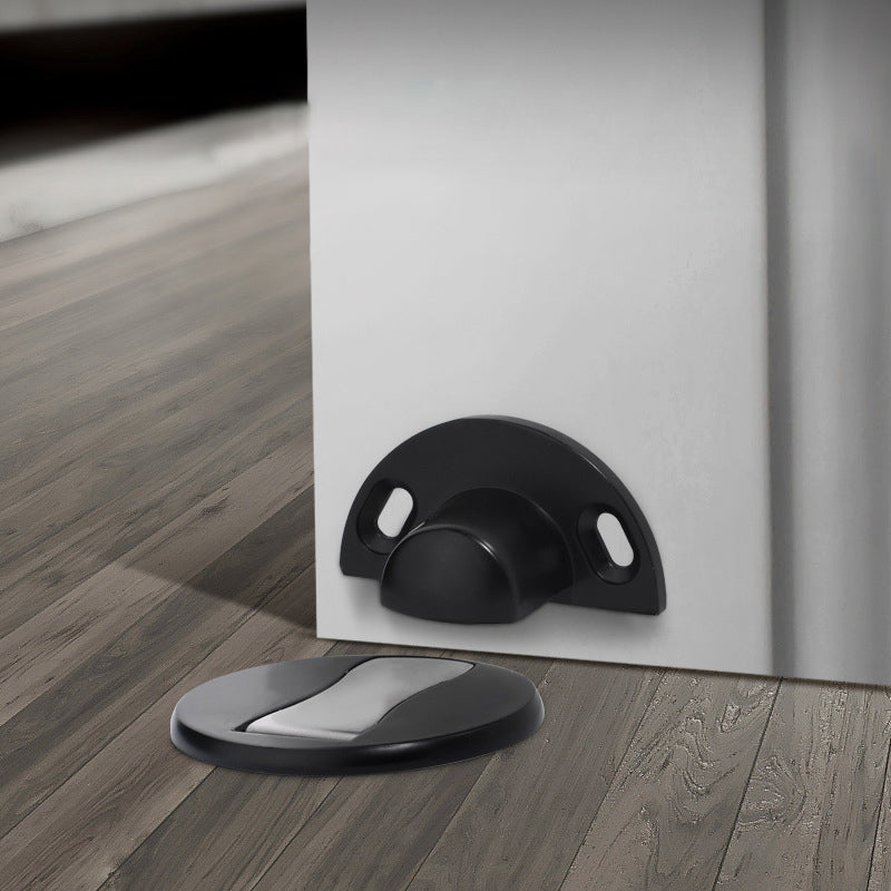 Stainless Steel Door Stopper with Invisible Magnetic Design