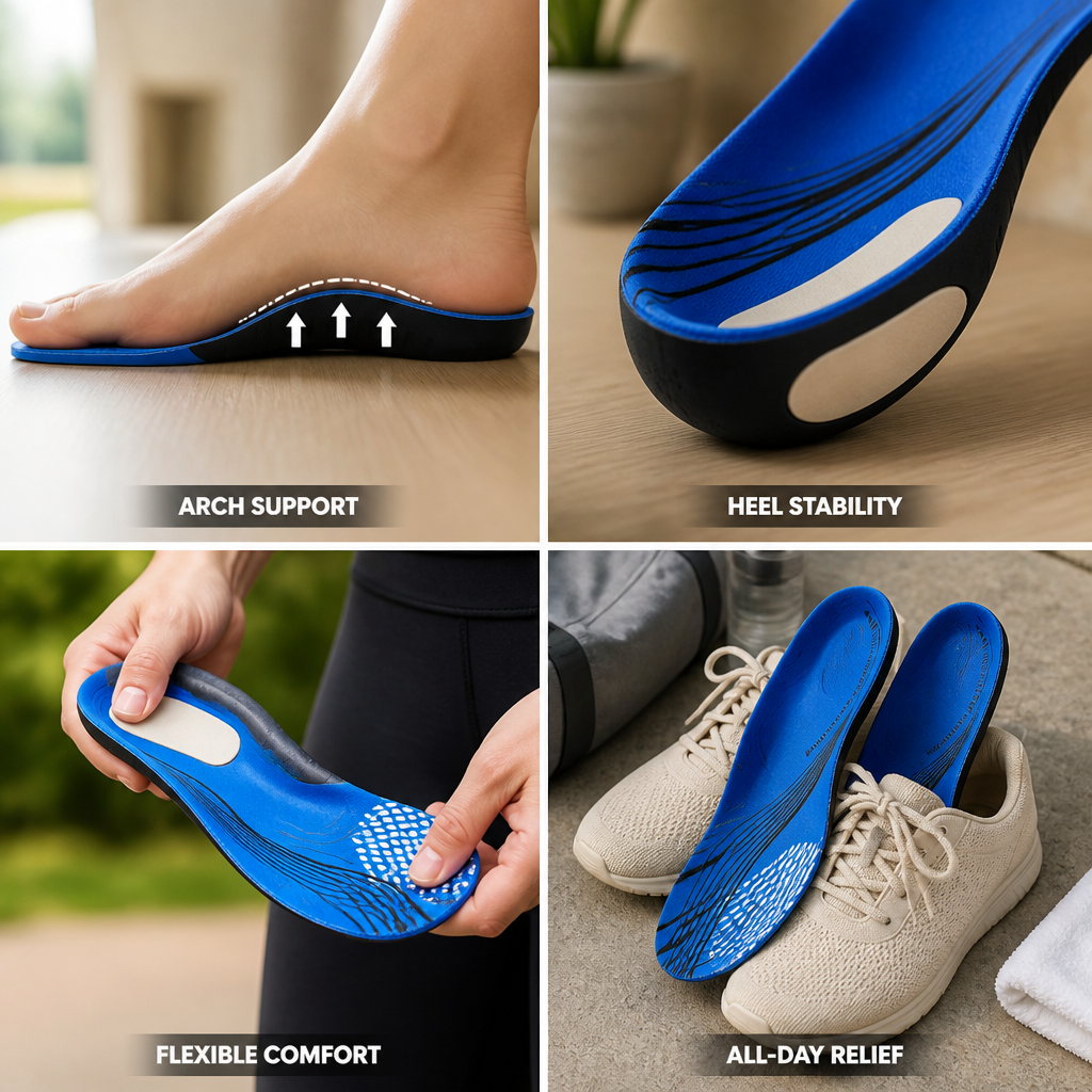 Arch Support & Heel Stabilizer Insoles