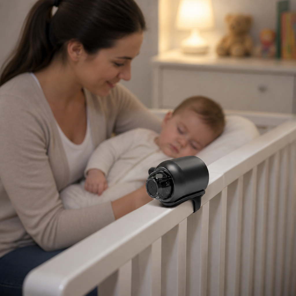 VigilLens™ Mini — Total Peace of Mind with Every Sharp, Silent Watch