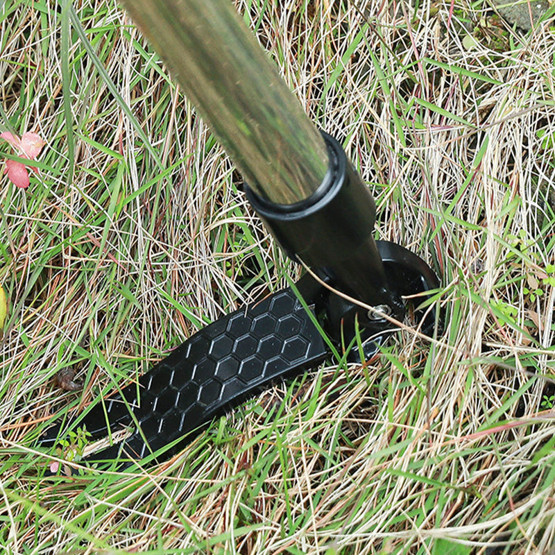 Ergonomic Long-Handled Stainless Steel Weed Remover with Detachable Head