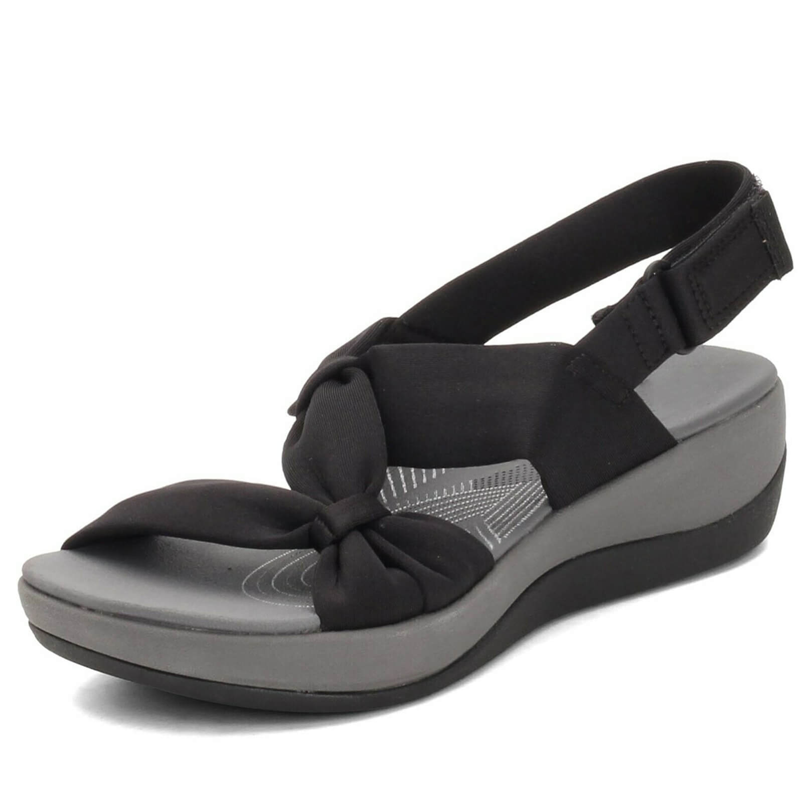 Bow Detail Wedge Sandals for Women