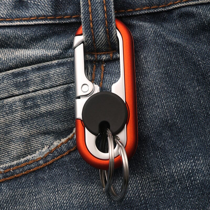 Zinc Alloy Carabiner Clip Car Keychain