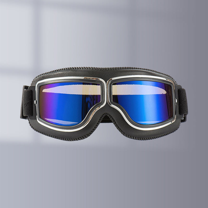 Adjustable Strap Vintage Style Motorcycle Goggles