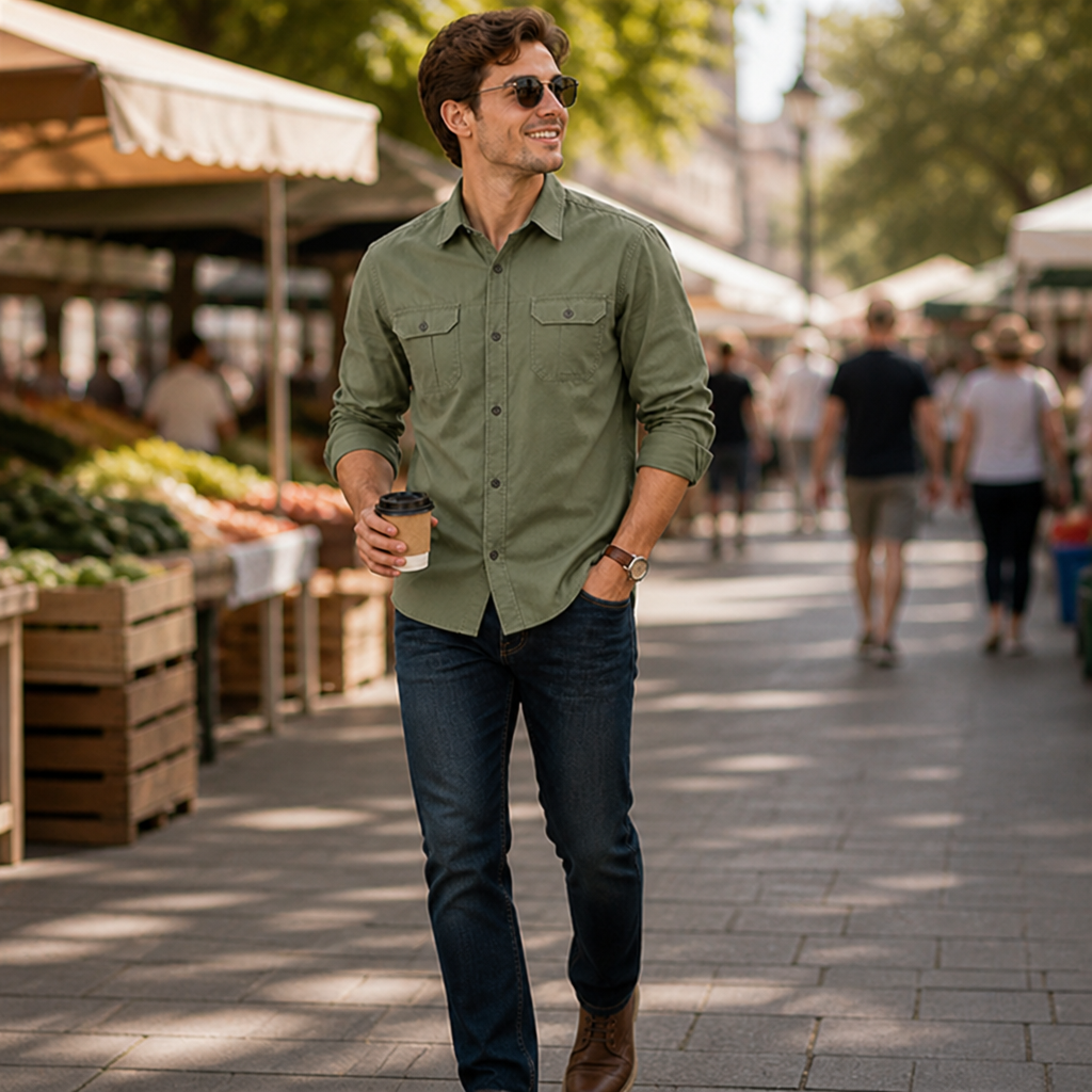 ArdentEase™ Cotton Shirt — Feel Fresh, Look Sharp, Own Every Moment
