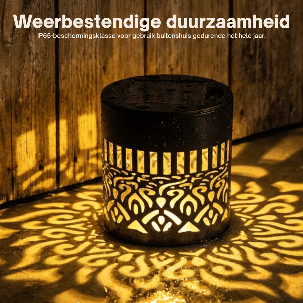 Mandala Pattern Solar Projector Light