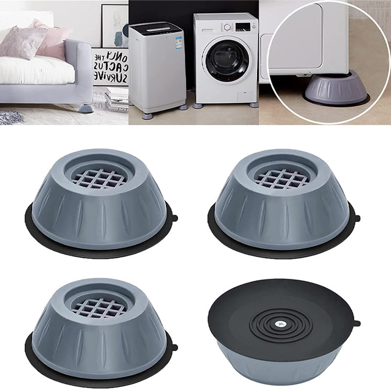 Noise-Reducing Rubber Feet – Anti-Vibration Pads for Washers and Dryers