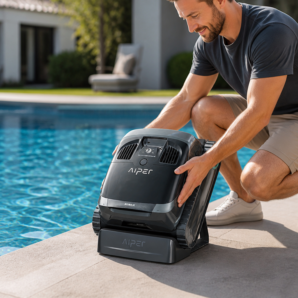 Cordless Dual-Jet & Double-Filtration Pool Cleaner (185-Min Runtime)