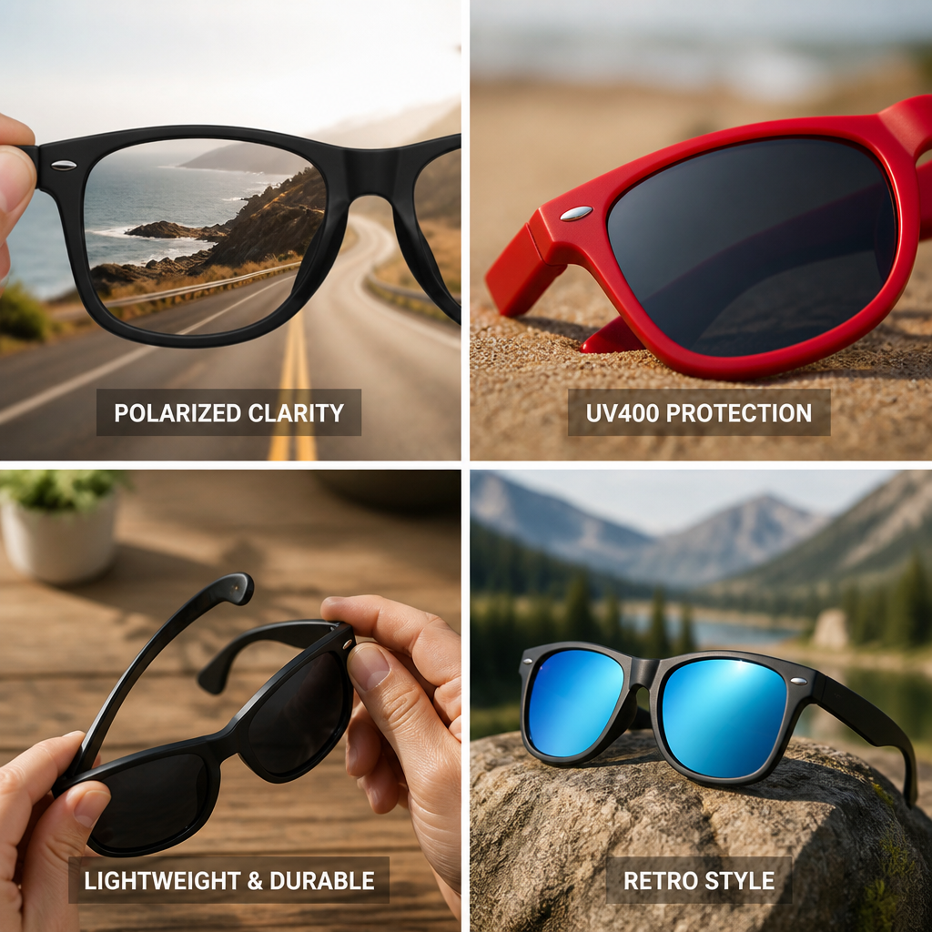 Polarized UV400 Retro Sunglasses
