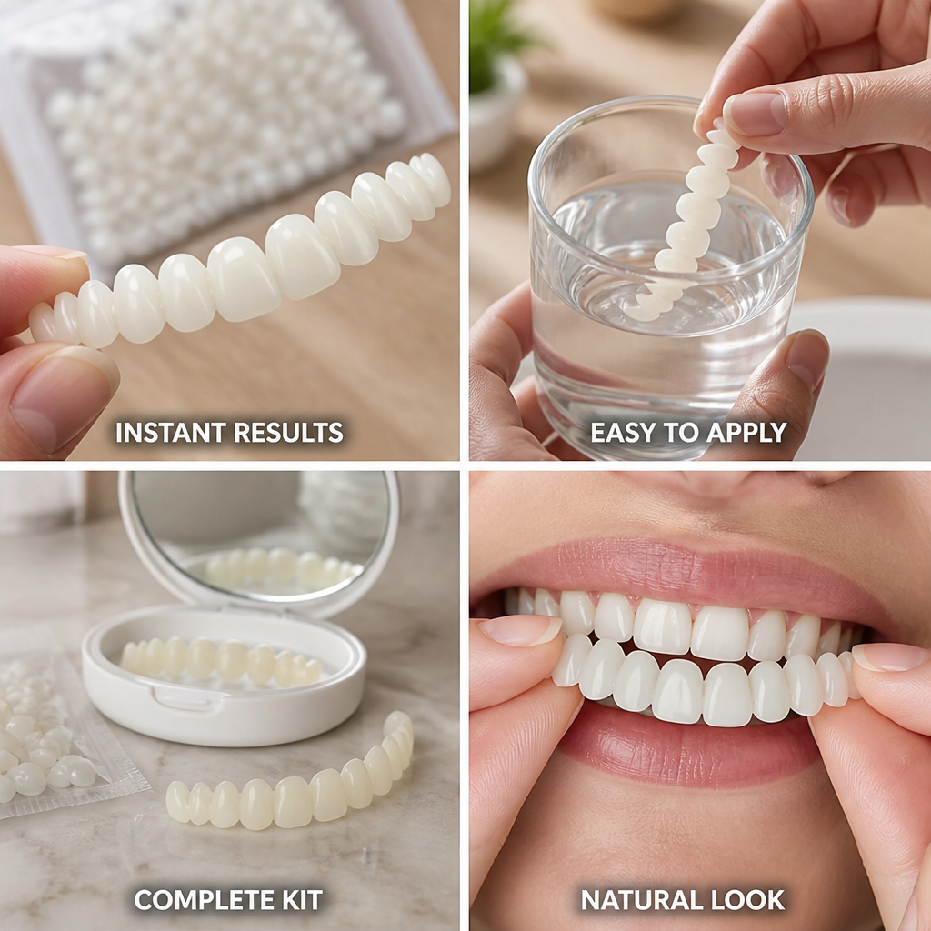 Instant Natural-Looking Tooth Replacement Kit