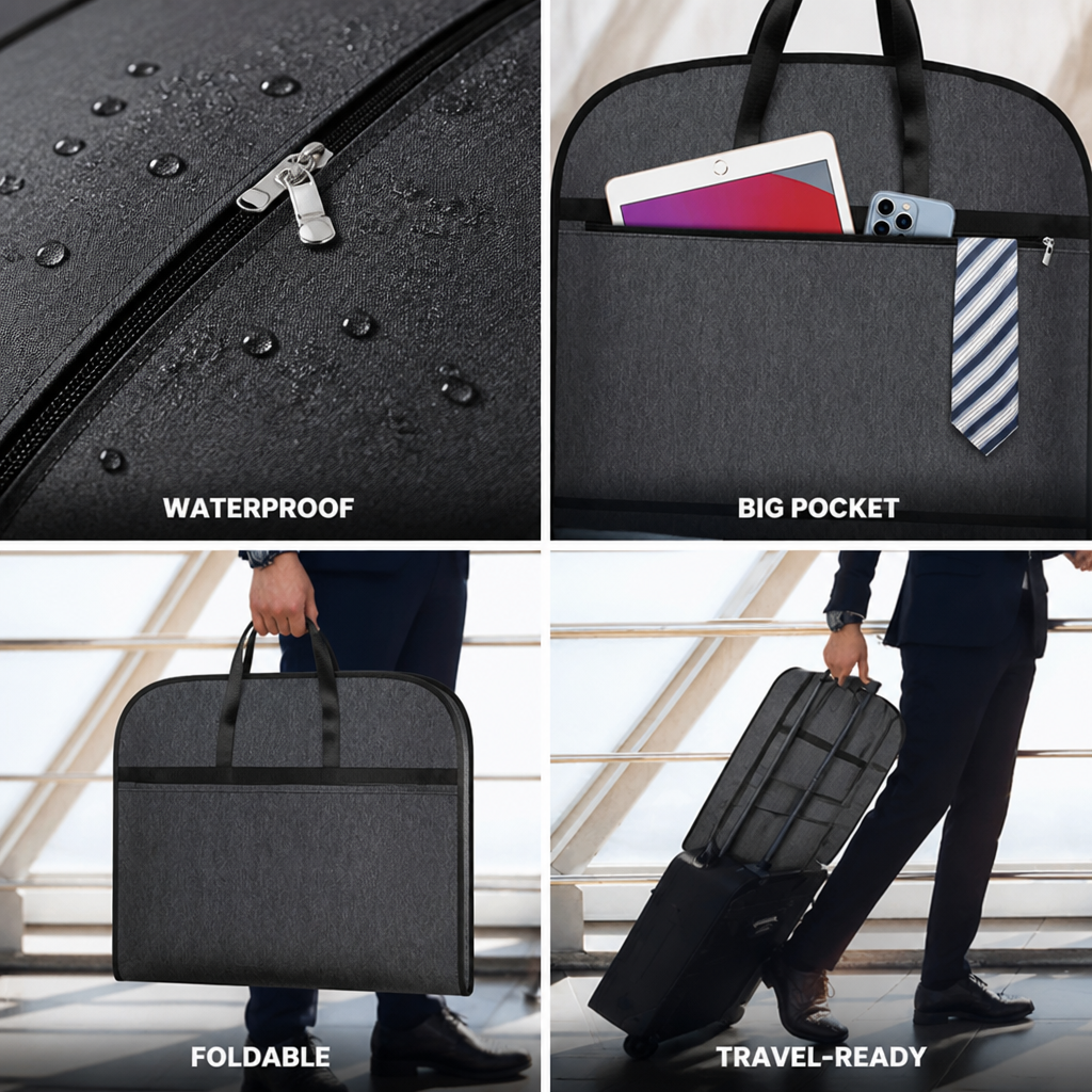 Waterproof Tear-Resistant Oxford Garment Bag