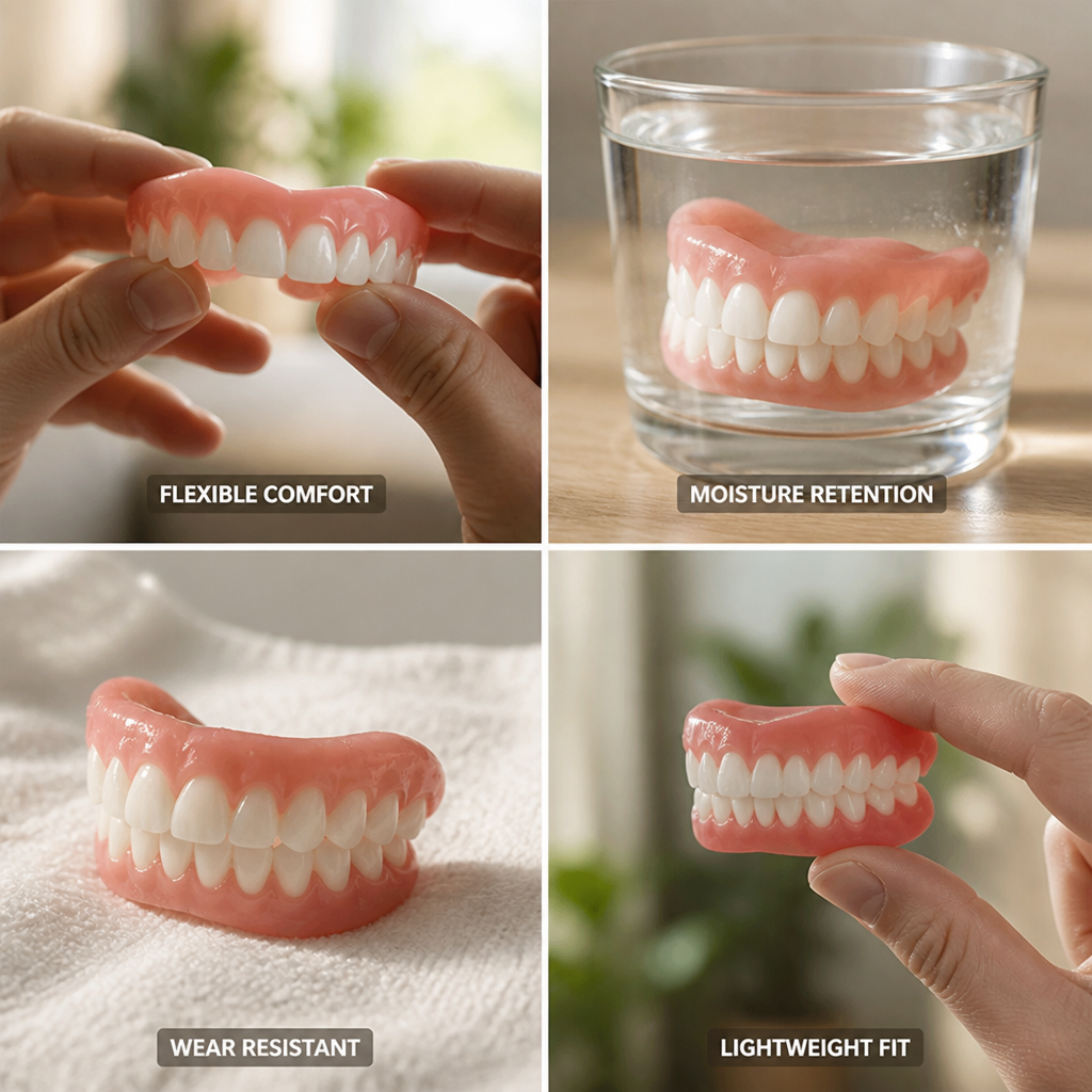 High-Elastic Silicone Denture Reline Kit