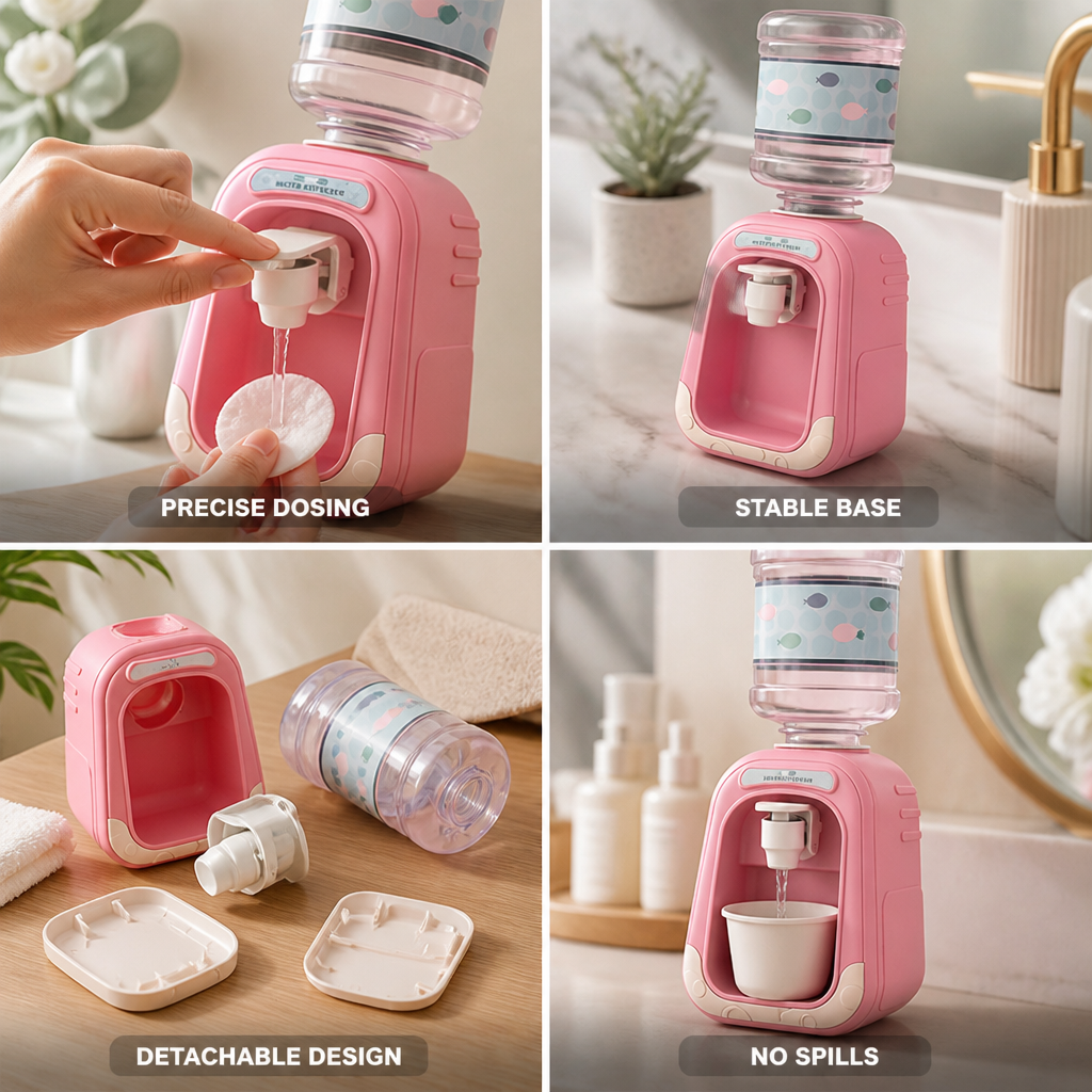 Precise Rotatable Tap & Detachable Toner Dispenser