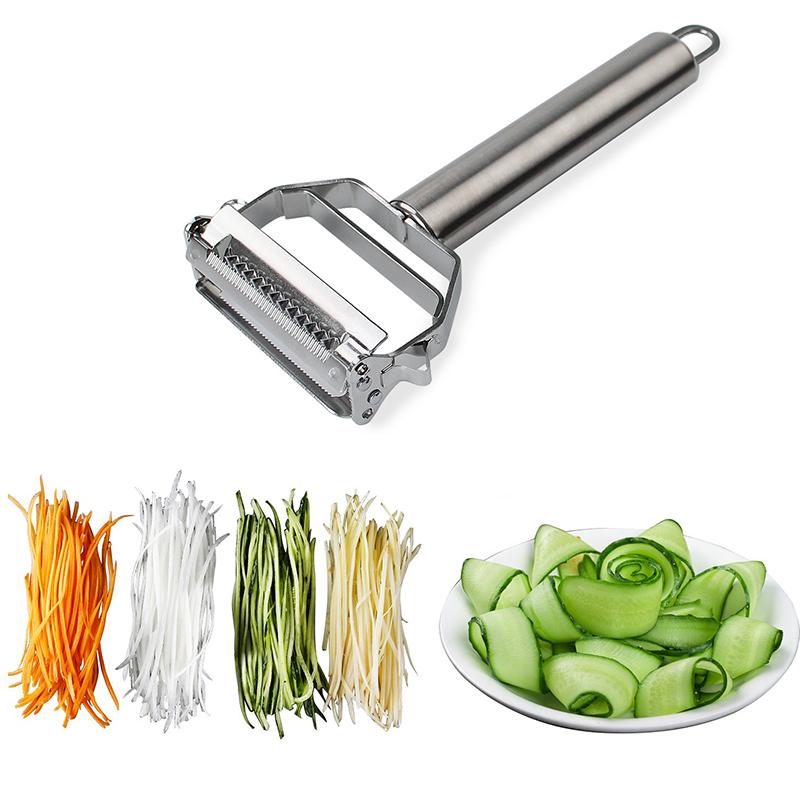 Versatile Vegetable Peeler in Stainless Steel