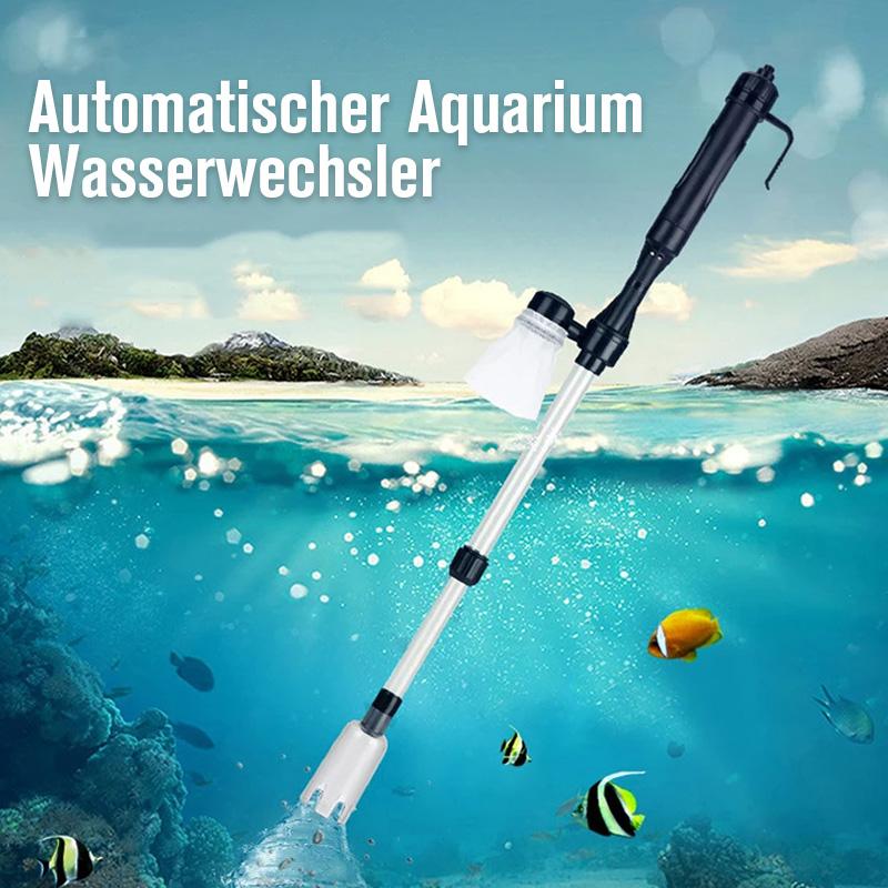 Aquarium Water Replacement System with Gravel Cleaning Tool