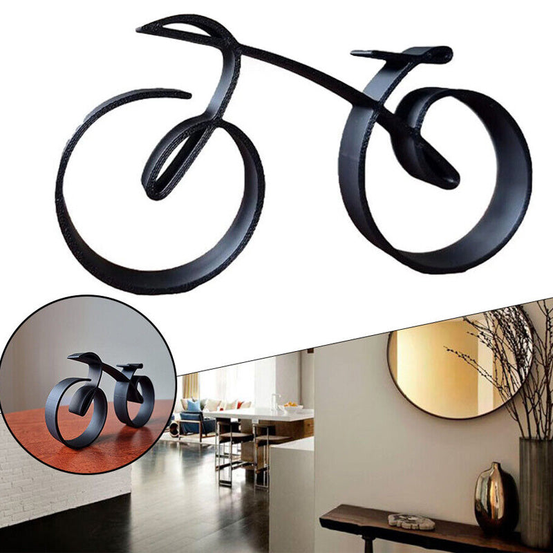 Iron Bicycle Figurine – Minimalist Home Decor