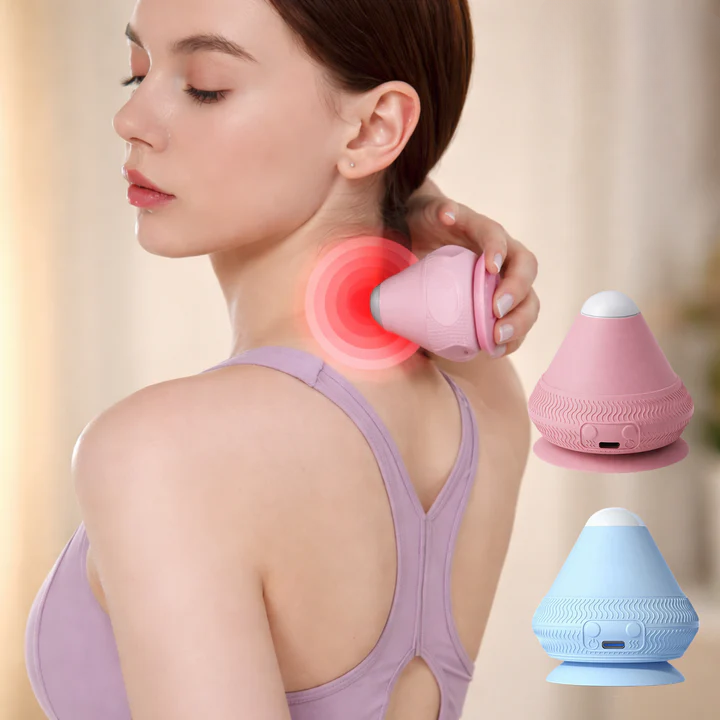 6 cm Massage Ball with Suction Cup – Heat and Vibration Feature