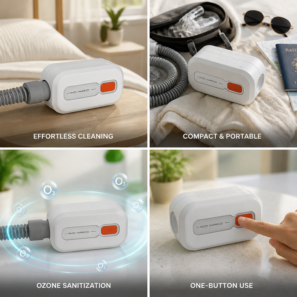 30-Minute Ozone Sanitization CPAP Cleaner